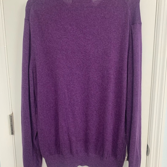 Gorgeous, purple, long sleeve sweater - women’s size Medium. 100% cotton - Picture 9 of 9